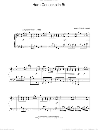 Harp Concerto In Bb