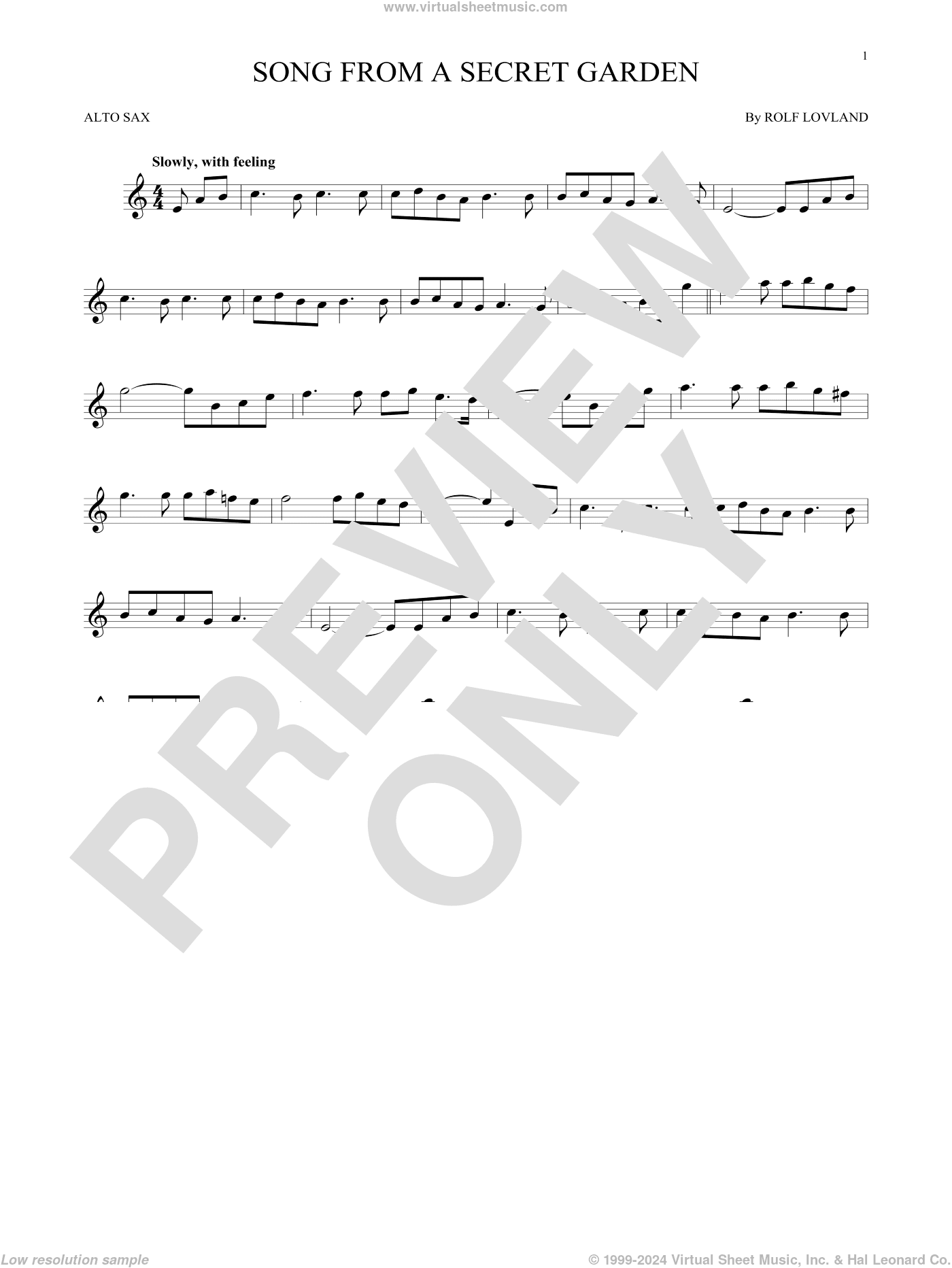 Song From A Secret Garden