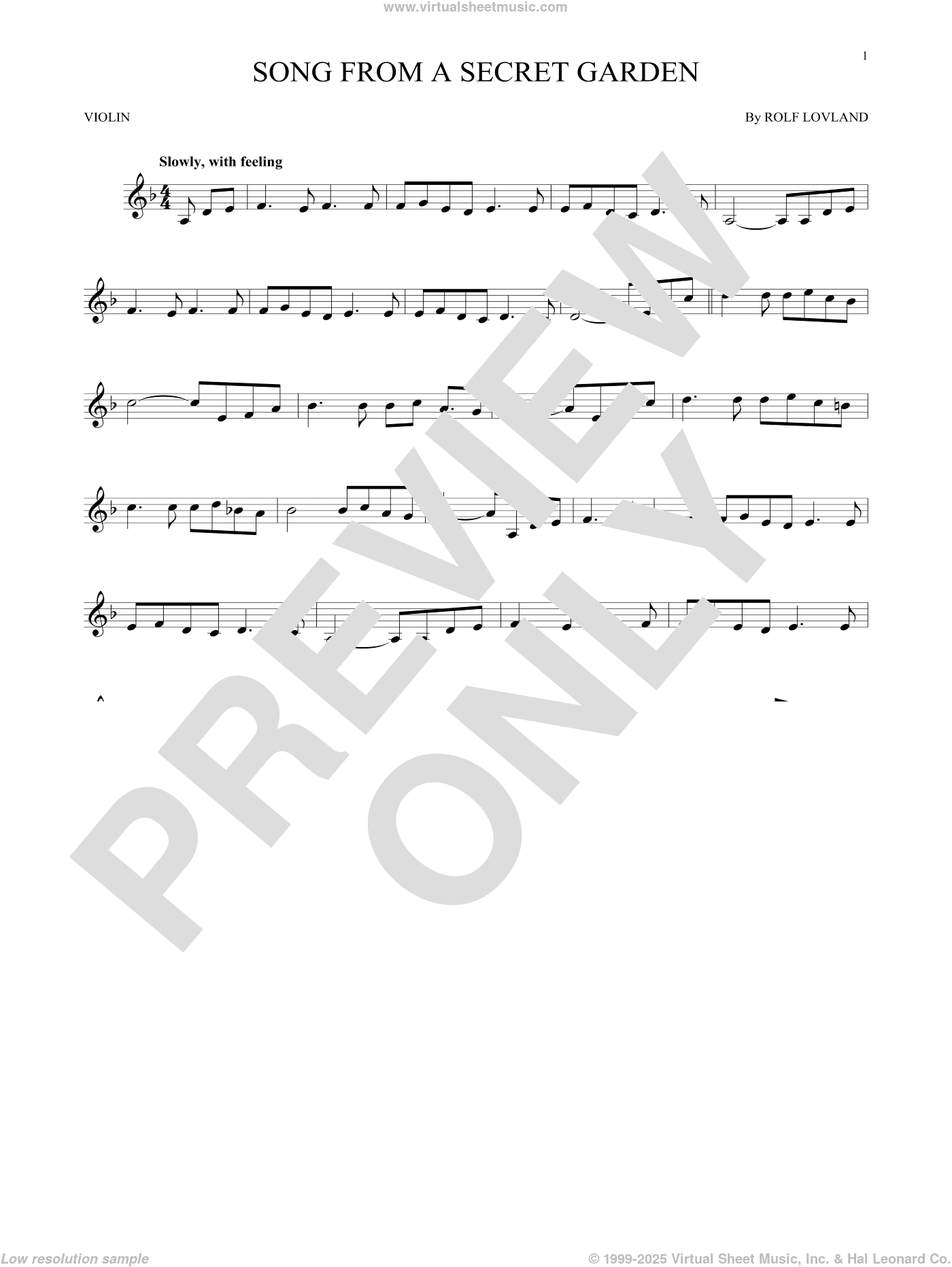 Song From A Secret Garden