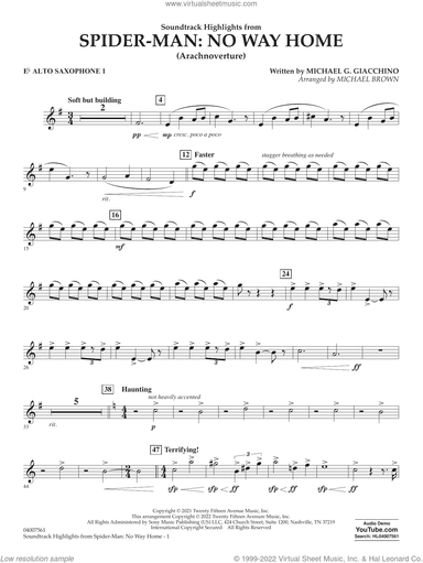 Soundtrack Highlights from Spider-Man: No Way Home (arr. Brown)