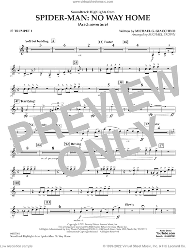 Soundtrack Highlights from Spider-Man: No Way Home (arr. Brown)