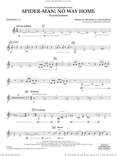 Soundtrack Highlights from Spider-Man: No Way Home (arr. Brown)