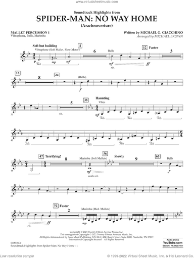 Soundtrack Highlights from Spider-Man: No Way Home (arr. Brown)