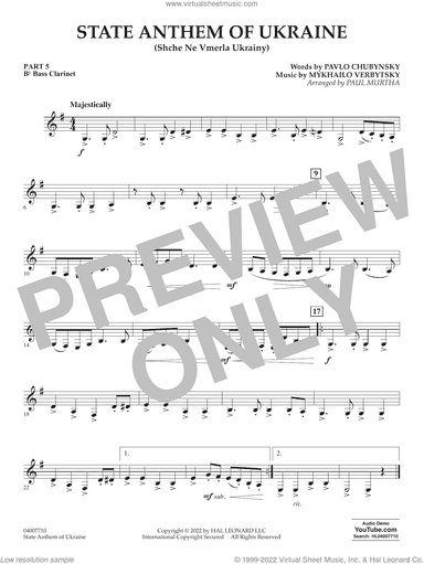 State Anthem of Ukraine (Shche Ne Vmerla Ukrainy) (arr. Murtha)