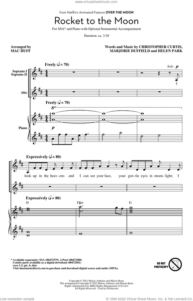 Rocket To The Moon (from Over The Moon) (arr. Mac Huff)