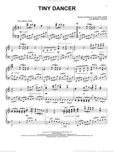 Tiny Dancer [Classical version] (arr. David Pearl)