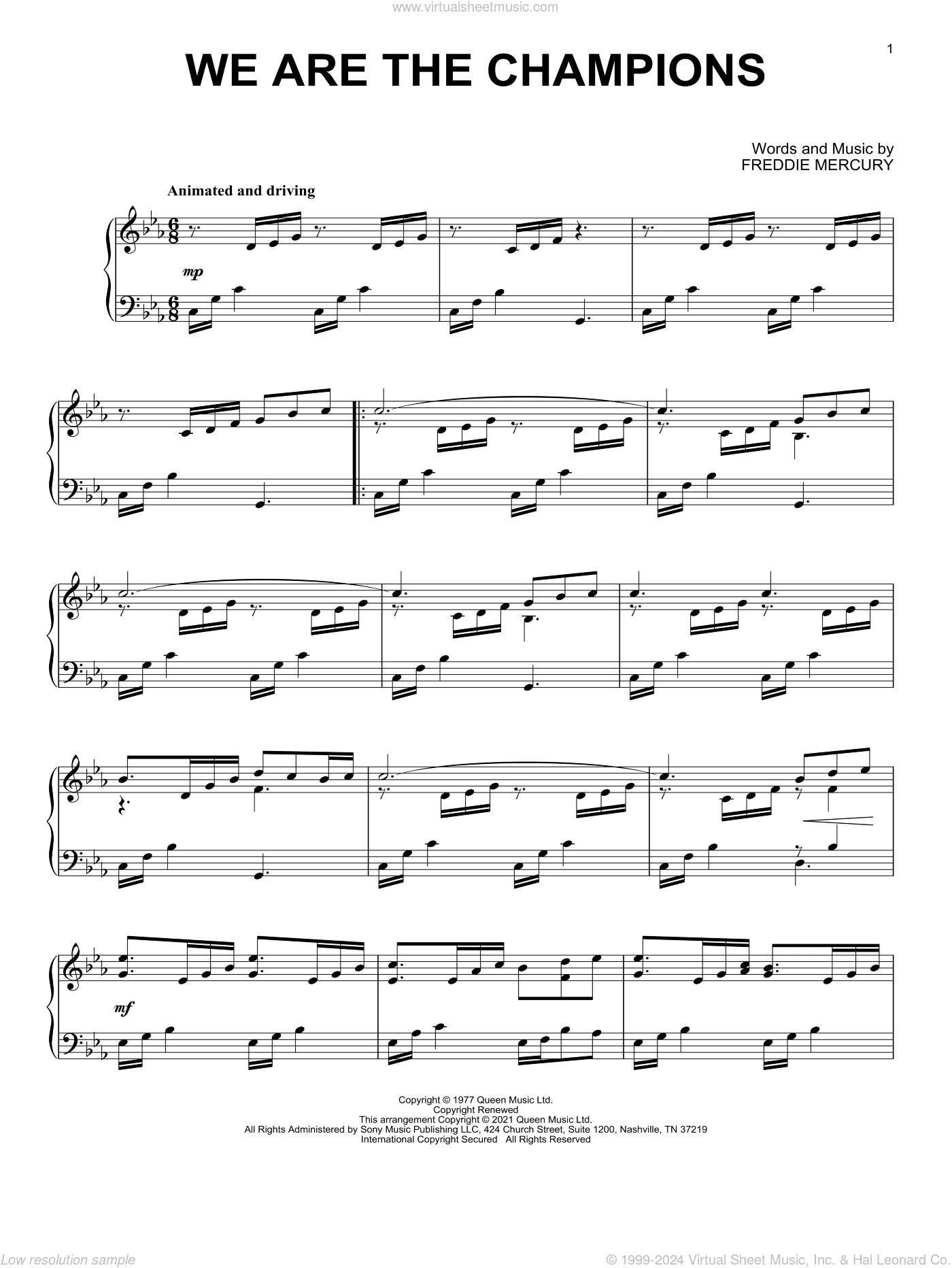 We Are The Champions [Classical version] (arr. David Pearl)