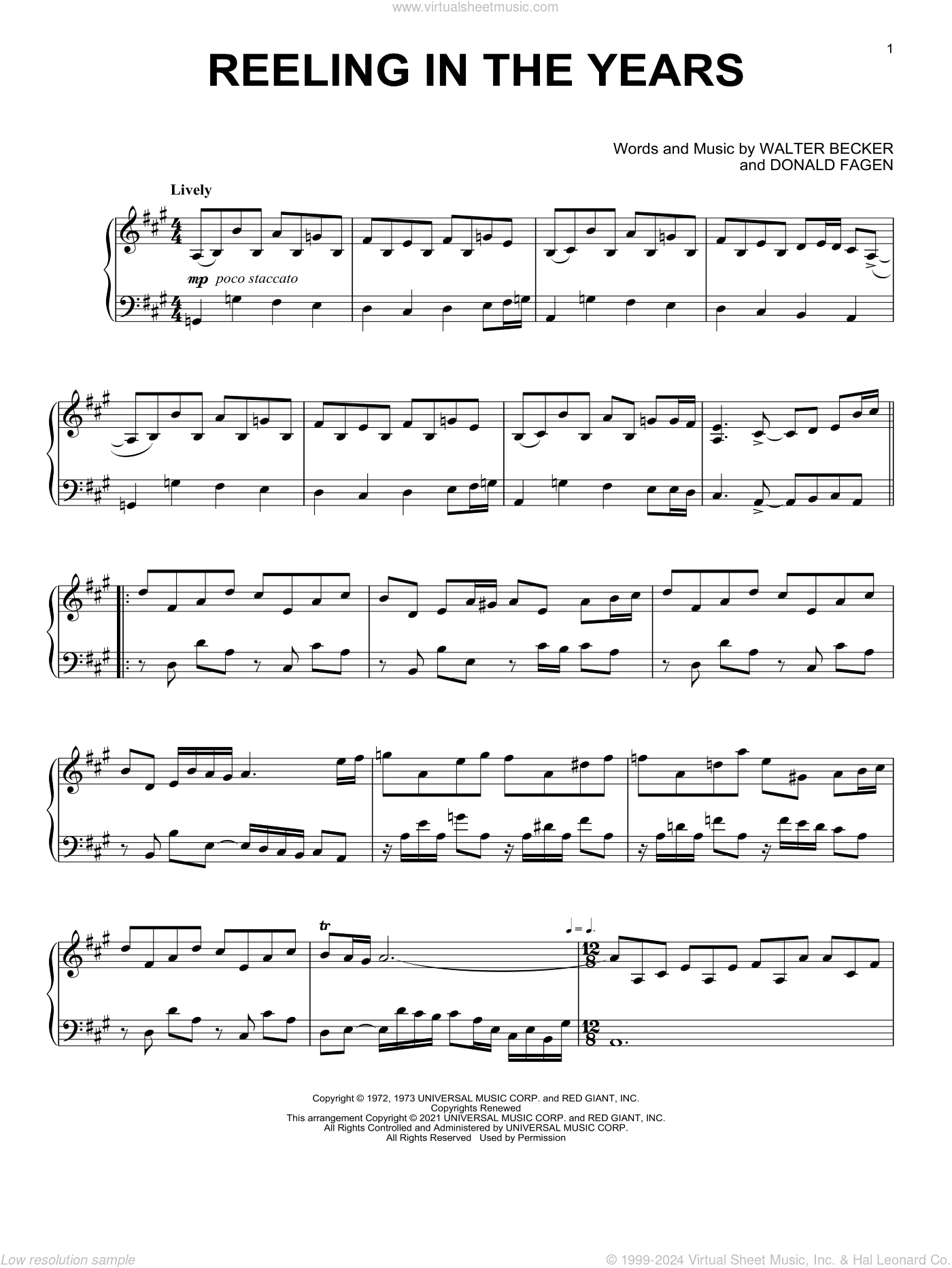 Reeling In The Years [Classical version] (arr. David Pearl)