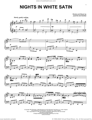 Nights In White Satin [Classical version] (arr. David Pearl)