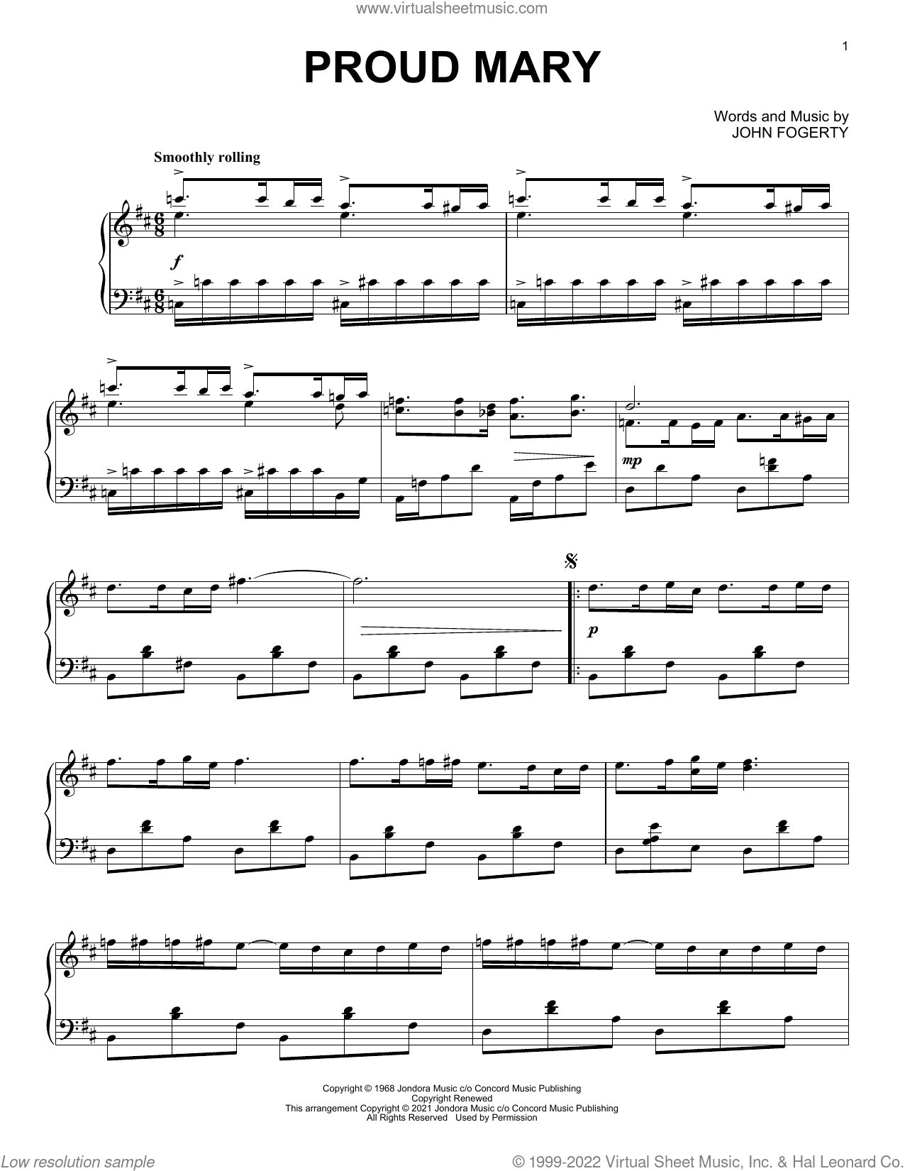 Proud Mary [Classical version] (arr. David Pearl)