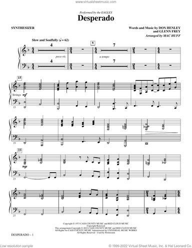 Desperado (arr. Mac Huff) (complete set of parts)