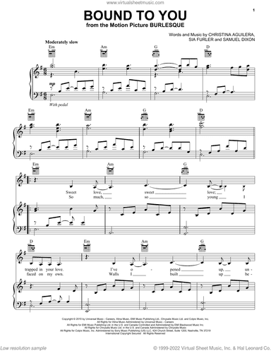 Bound To You (from Burlesque)