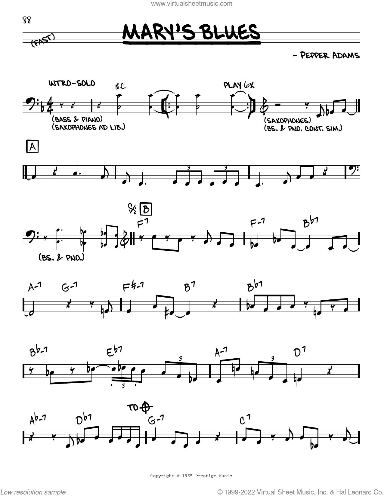 Mary's Blues