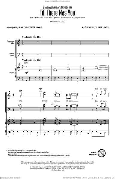 Till There Was You (from The Music Man) (arr. Paris Rutherford)