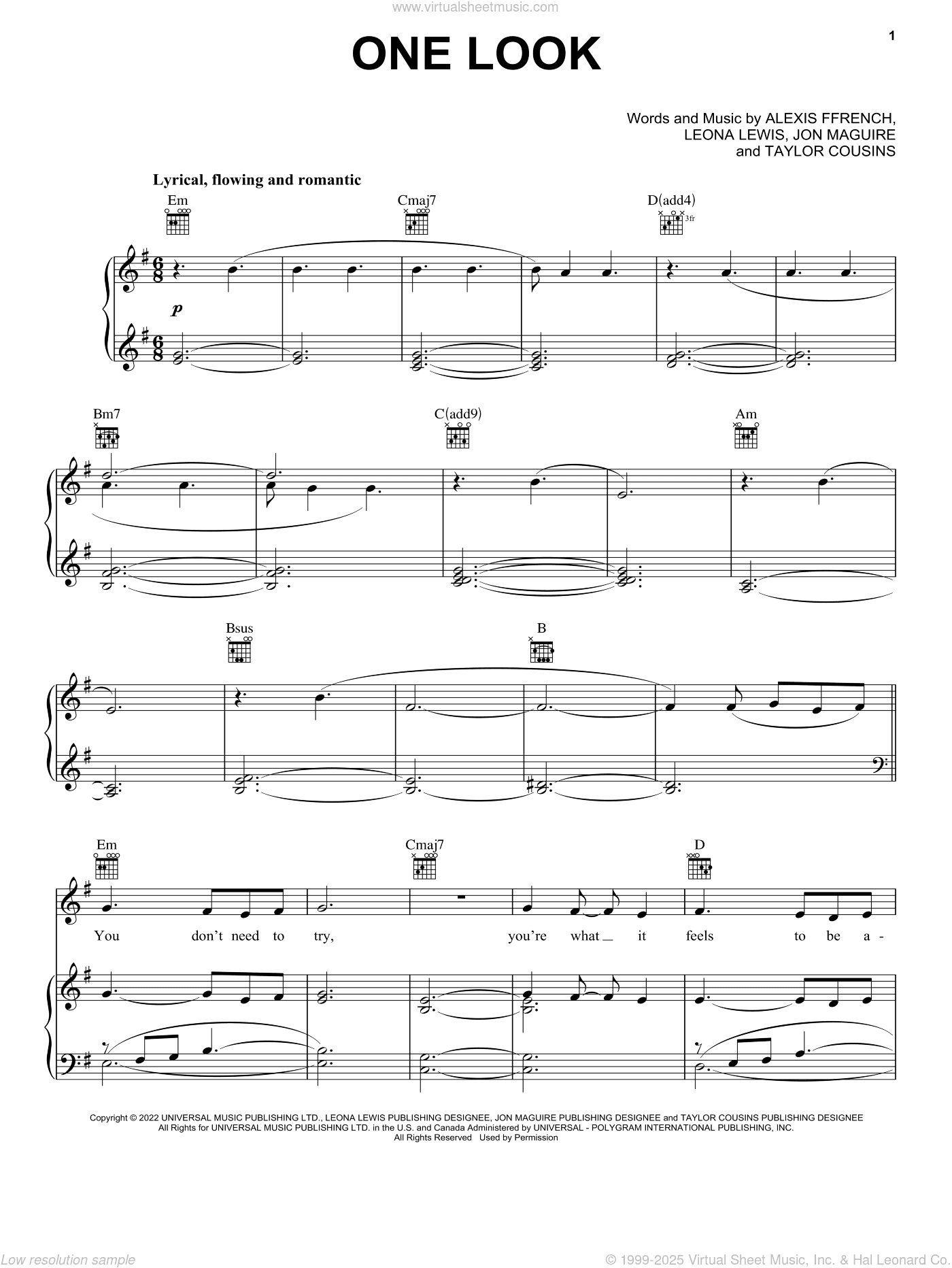 One Look (feat. Leona Lewis)
