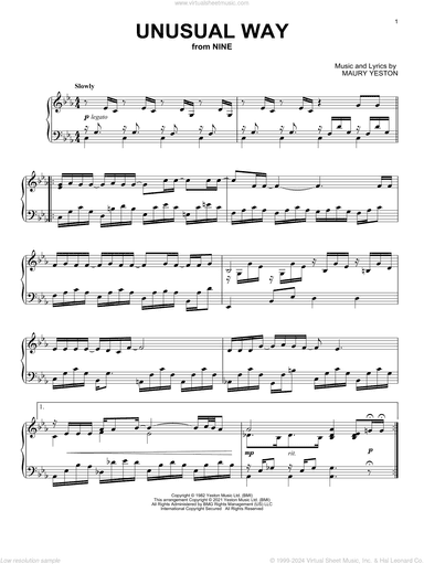 Unusual Way (from Nine)