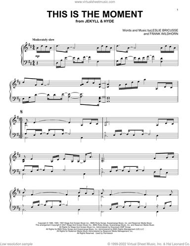 This Is The Moment (from Jekyll and Hyde)