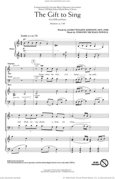 The Gift To Sing