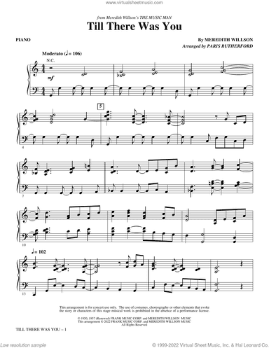 Till There Was You (from The Music Man) (arr. Paris Rutherford)