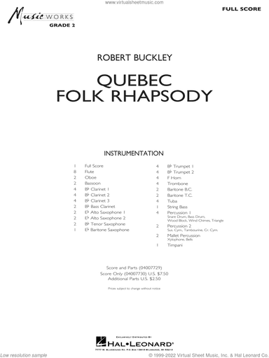 Quebec Folk Rhapsody (COMPLETE)