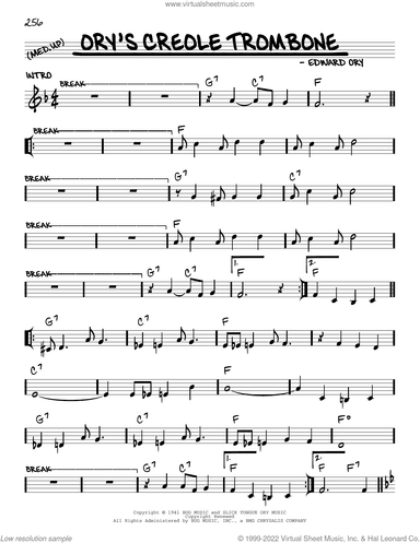 Ory's Creole Trombone (arr. Robert Rawlins)