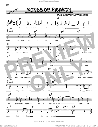 Roses Of Picardy (arr. Robert Rawlins)