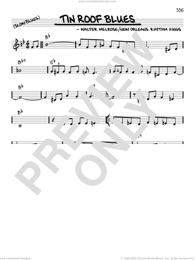 Tin Roof Blues (arr. Robert Rawlins)