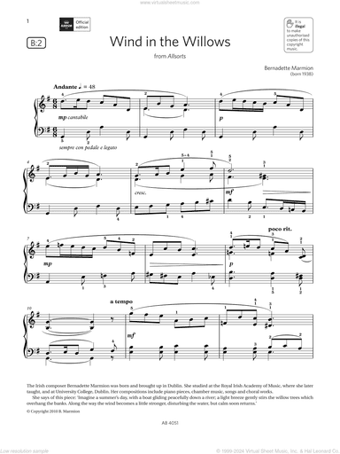 Wind in the Willows (Grade 5, list B2, from the ABRSM Piano Syllabus 2023 and 2024)
