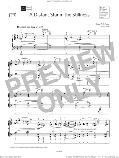 A Distant Star in the Stillness (Grade 5, list C3, from the ABRSM Piano Syllabus 2023 and 2024)