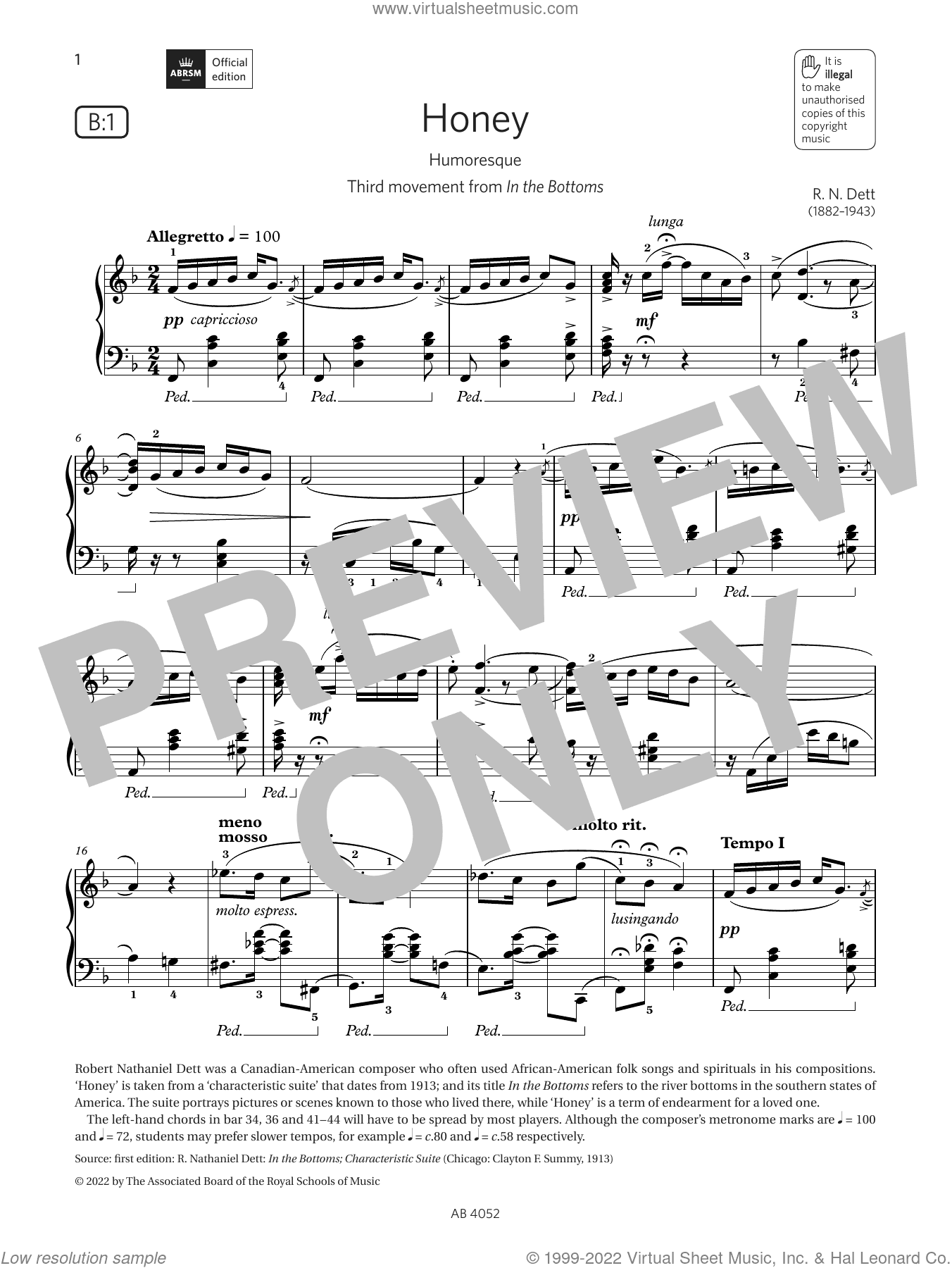 Virginia Hall (Grade 1, list C1, from the ABRSM Piano Syllabus 2023 and 2024)