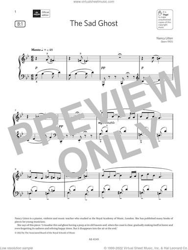 The Sad Ghost (Grade 3, list B1, from the ABRSM Piano Syllabus 2023 and 2024)