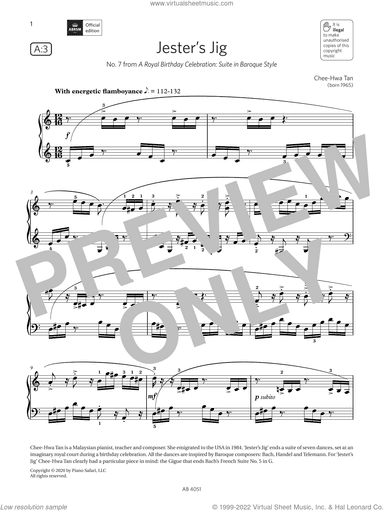 Jester's Jig (Grade 5, list A3, from the ABRSM Piano Syllabus 2023 and 2024)