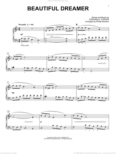 Beautiful Dreamer (arr. Phillip Keveren)