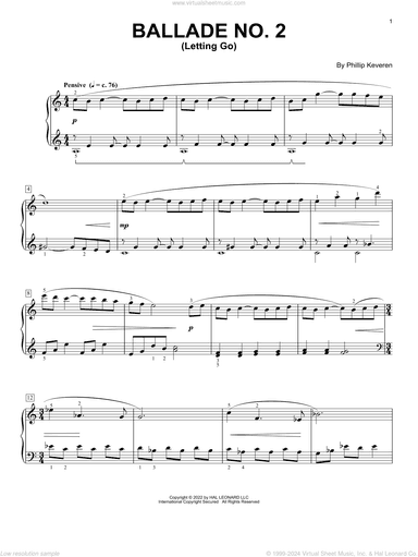 Ballade No. 2 (Letting Go)