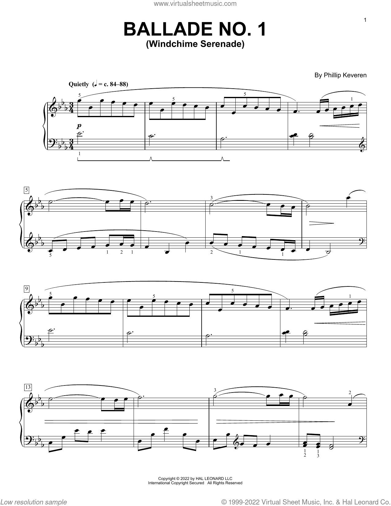 Ballade No. 1 (Windchime Serenade)