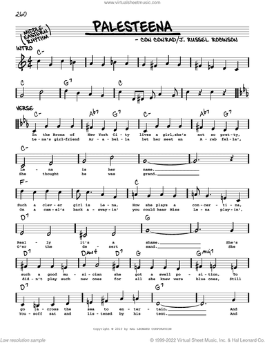 Palesteena (arr. Robert Rawlins)