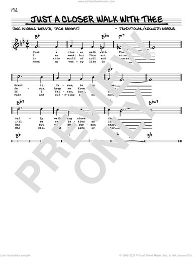 Just A Closer Walk With Thee (arr. Robert Rawlins)