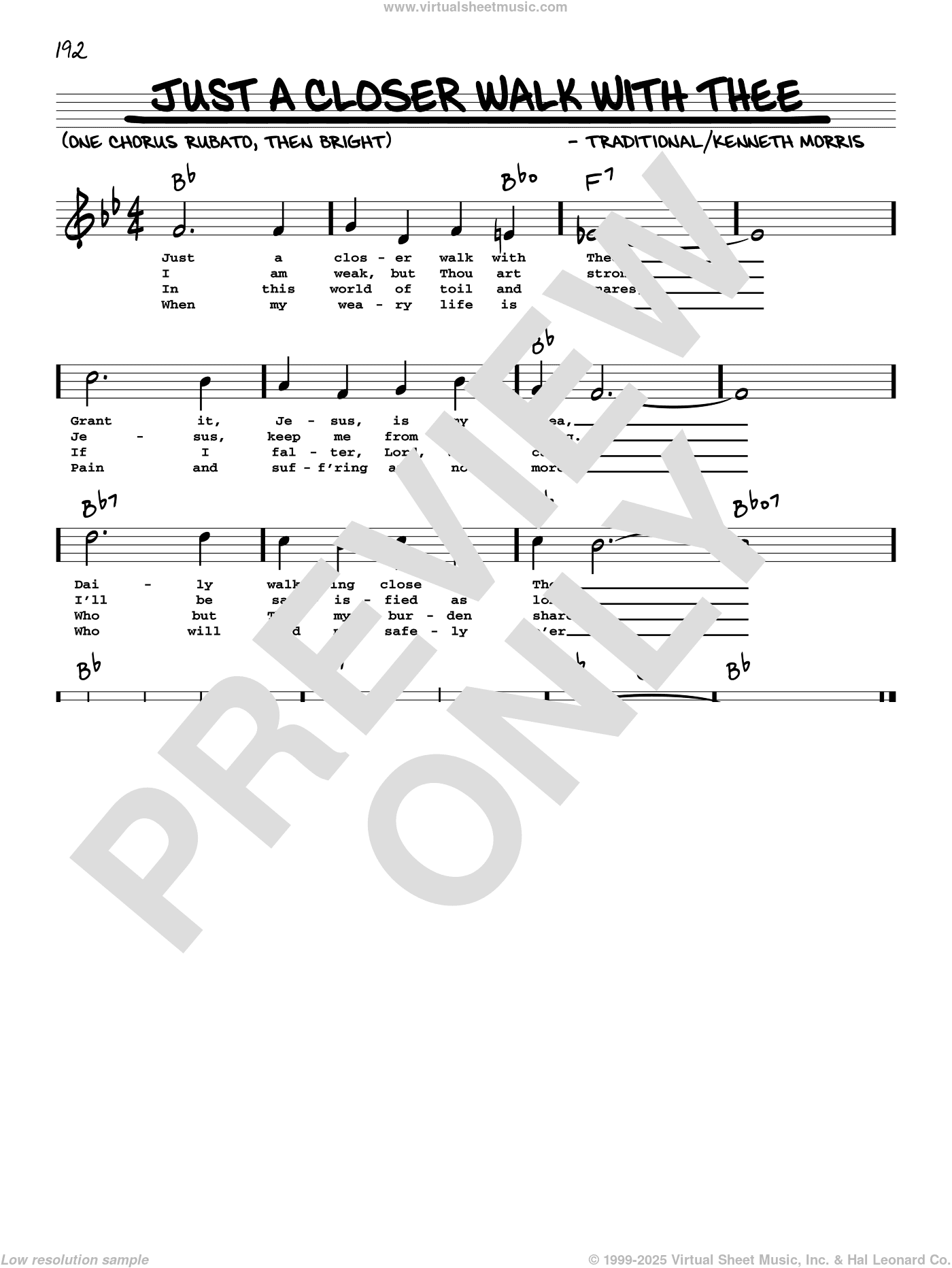 Just A Closer Walk With Thee (arr. Robert Rawlins)