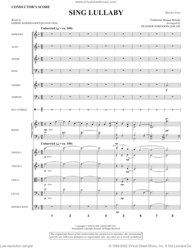 Sing Lullaby (arr. Heather Sorenson) (COMPLETE)