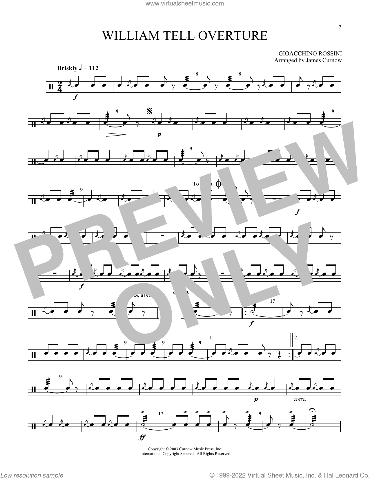 William Tell Overture (arr. James Curnow)