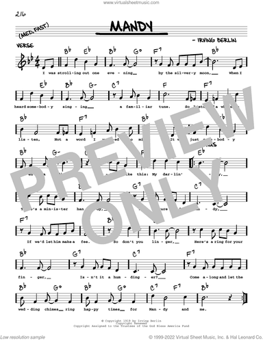 Mandy (arr. Robert Rawlins)