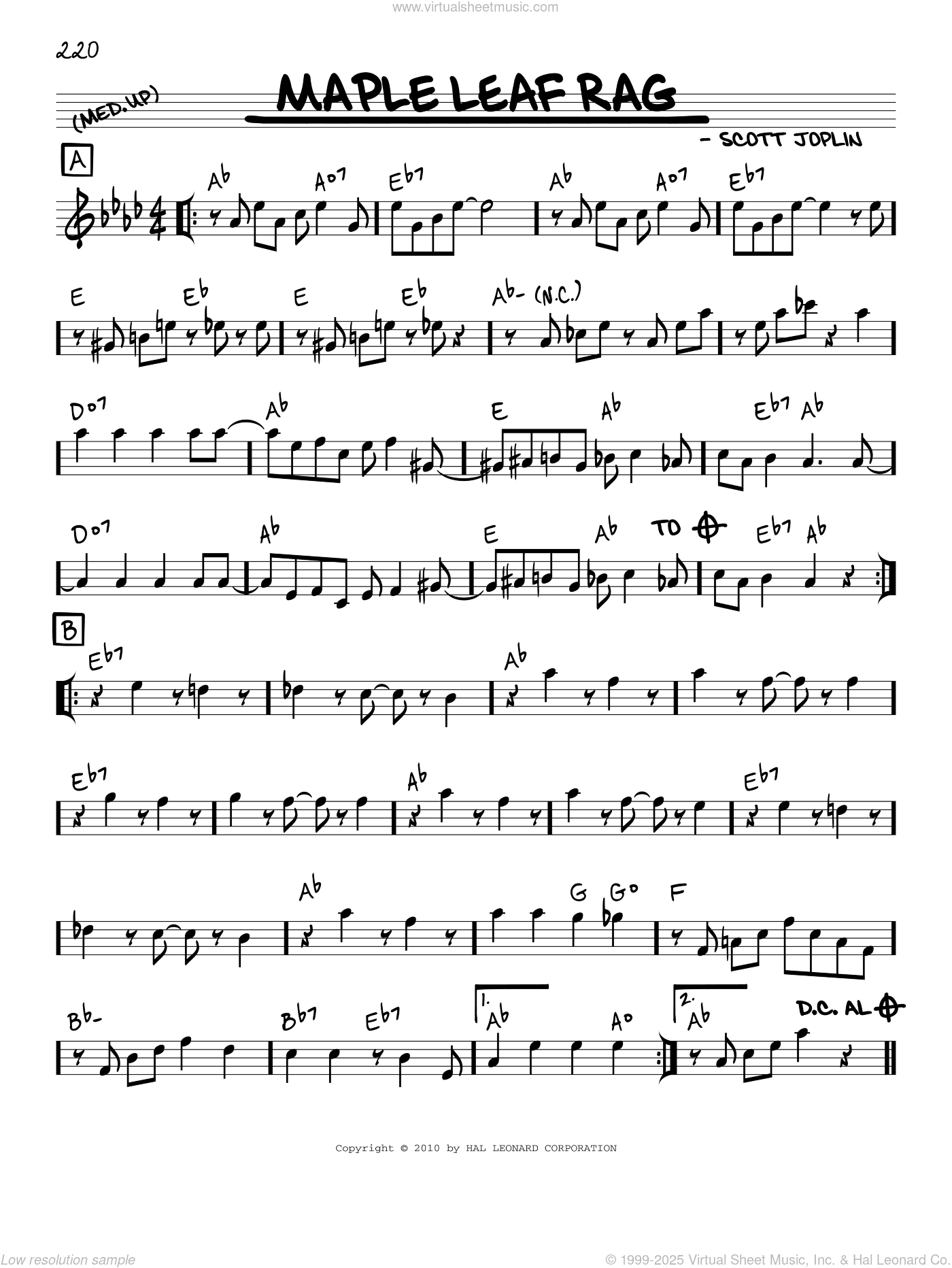 Maple Leaf Rag (arr. Robert Rawlins)