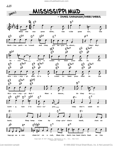 Mississippi Mud (arr. Robert Rawlins)