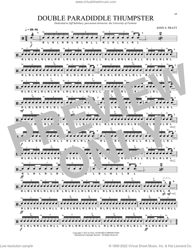 Double Paradiddle Thumpster