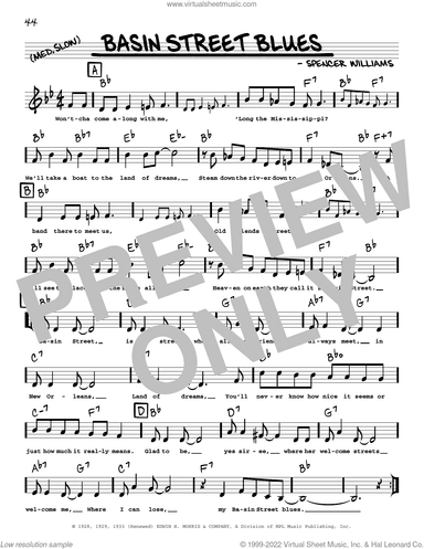 Basin Street Blues (arr. Robert Rawlins)