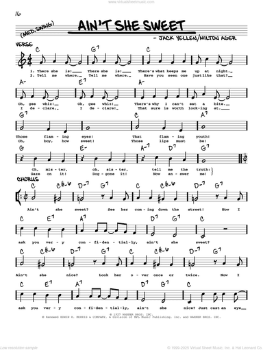 Ain't She Sweet (arr. Robert Rawlins)