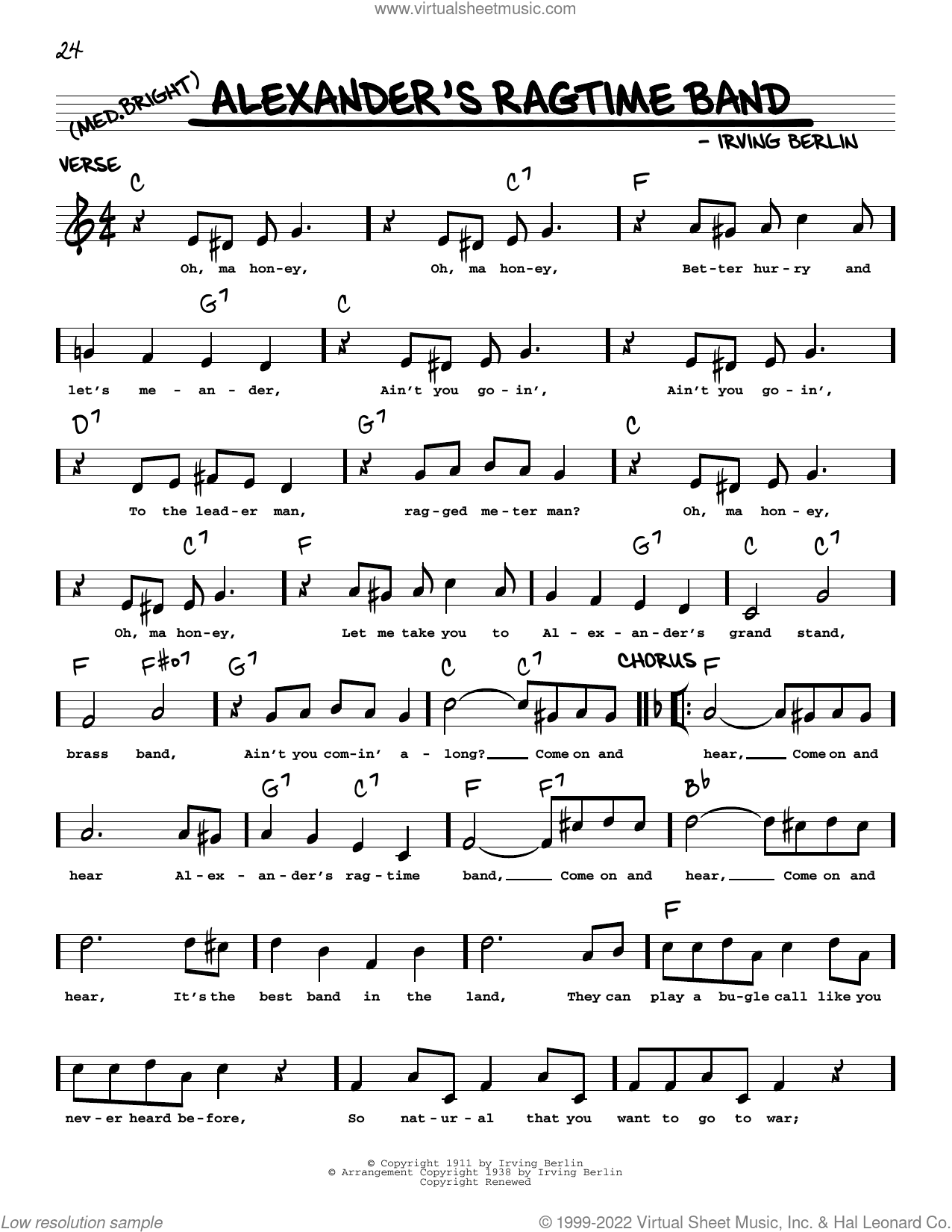 Alexander's Ragtime Band (arr. Robert Rawlins)