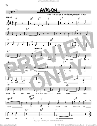 Avalon (arr. Robert Rawlins)