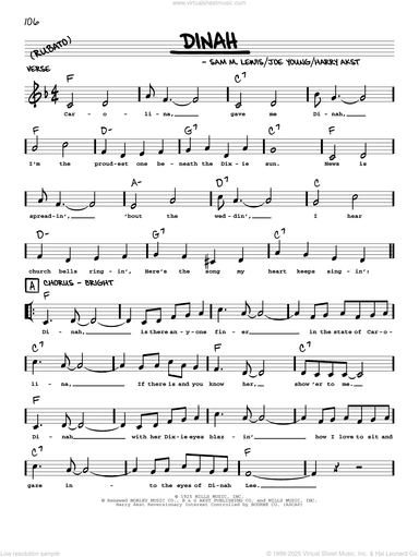 Dinah (arr. Robert Rawlins)