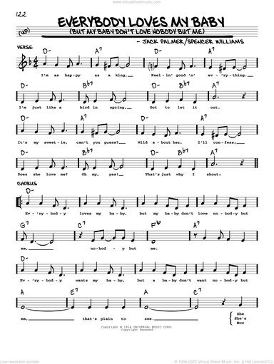 Everybody Loves My Baby (But My Baby Don't Love Nobody But Me) (arr. Robert Rawlins)